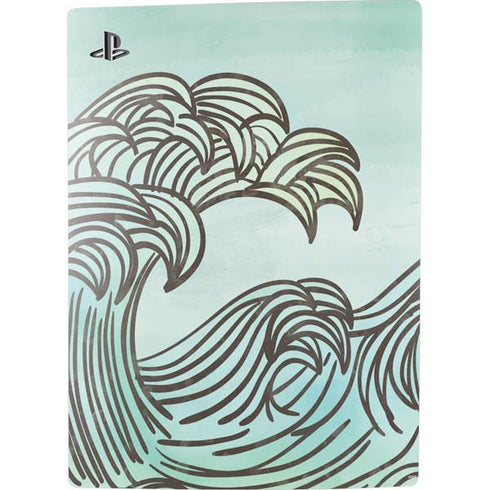 California Big Wave PS5 Digital Edition Console Skin